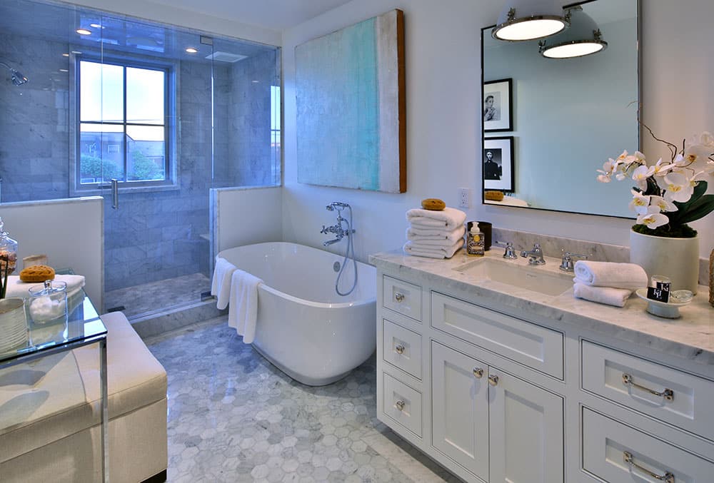 coastal custom bathroom