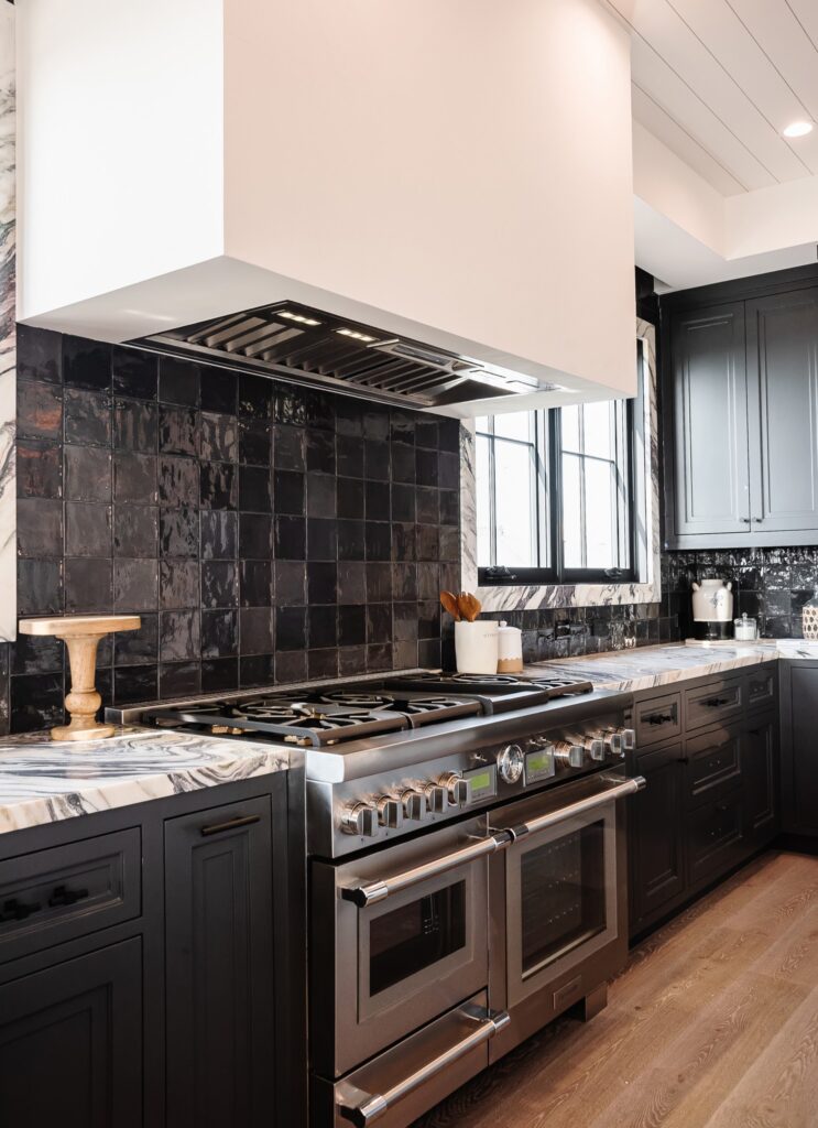 chef's kitchen in hermosa beach home