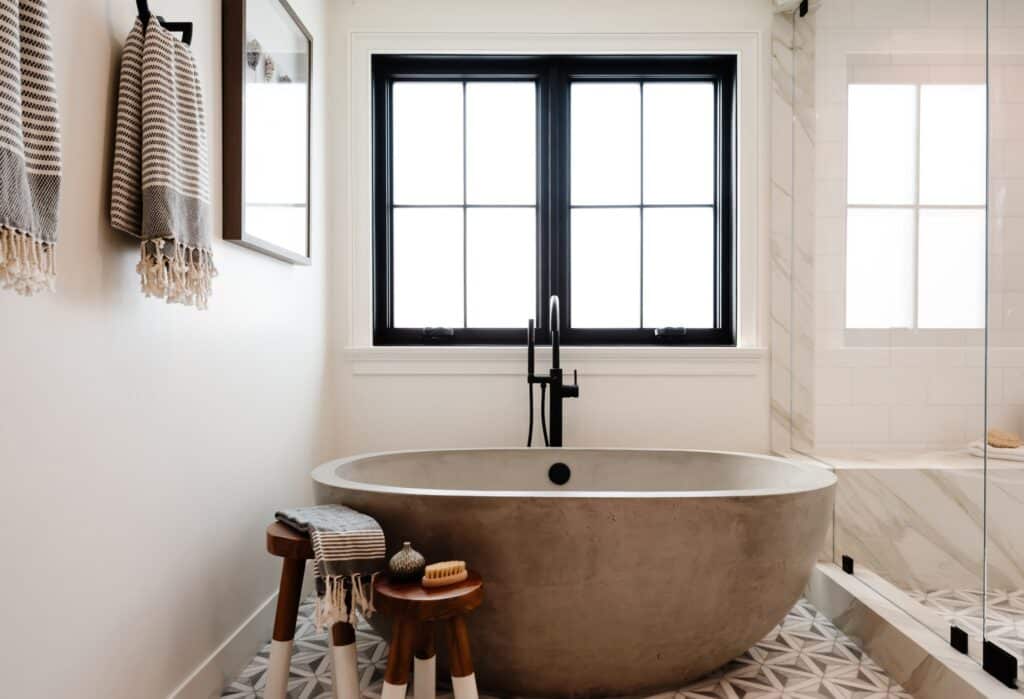 luxurious main bathroom hermosa beach