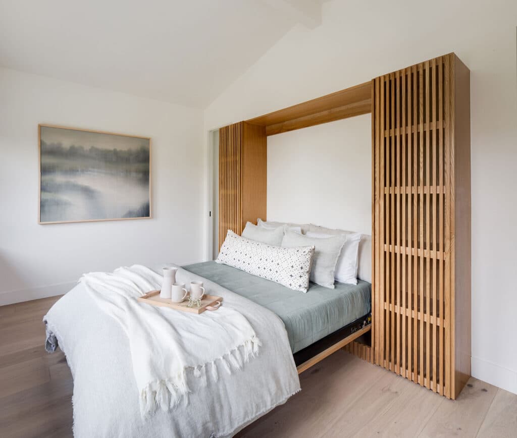 Murphy Bed in Manhattan beach home built by RJ Smith Construction