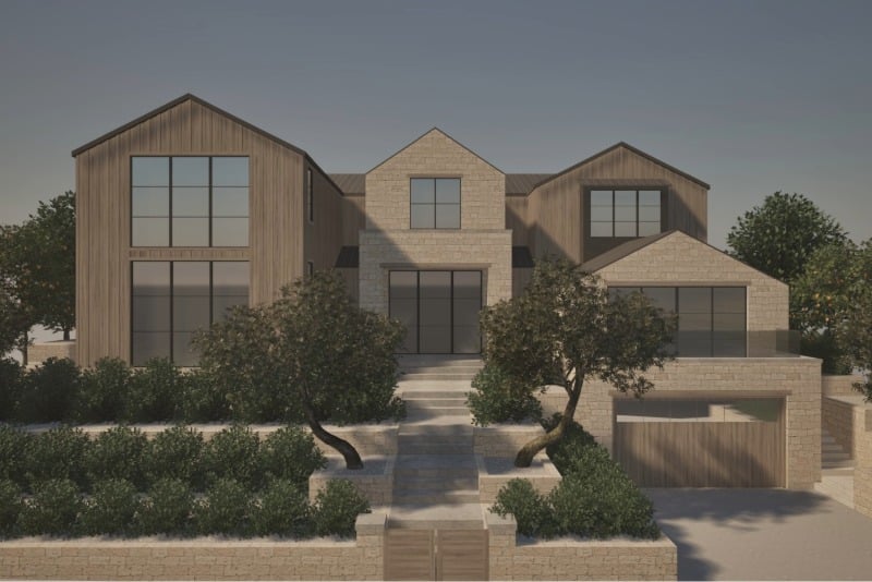 Rendering of Front of development project at 1316 6th Street