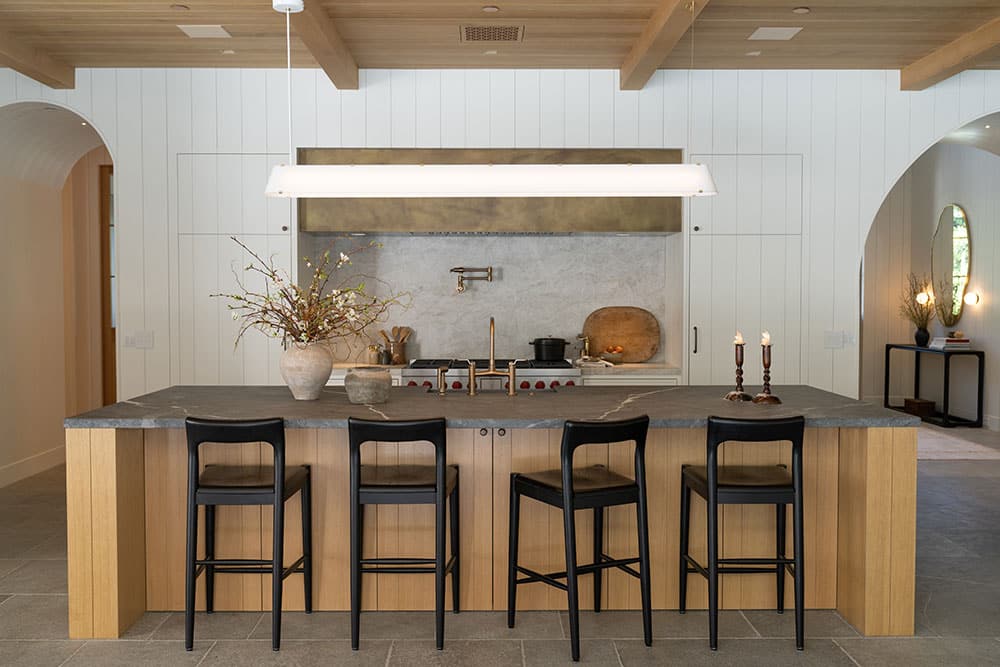 kitchen in custom home