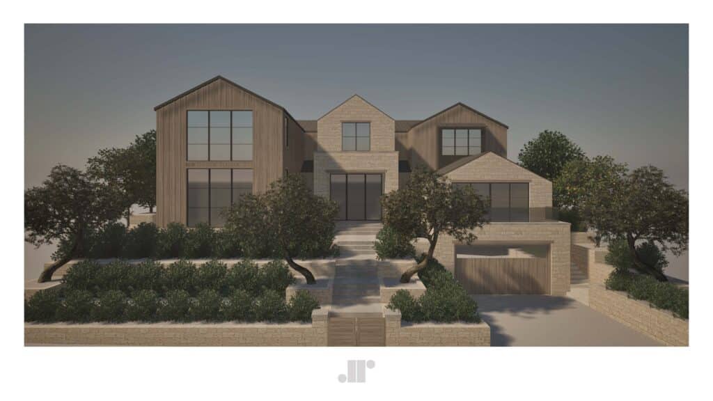 front elevation rendering at 1316 6th Street project