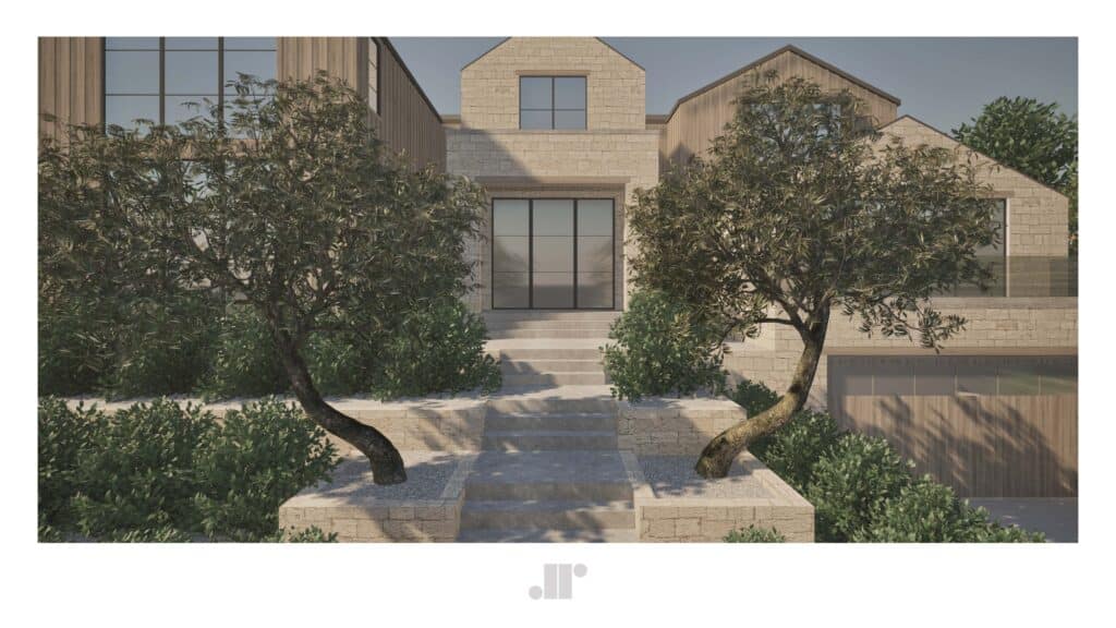 entryway to 1316 6th Street project (rendering)